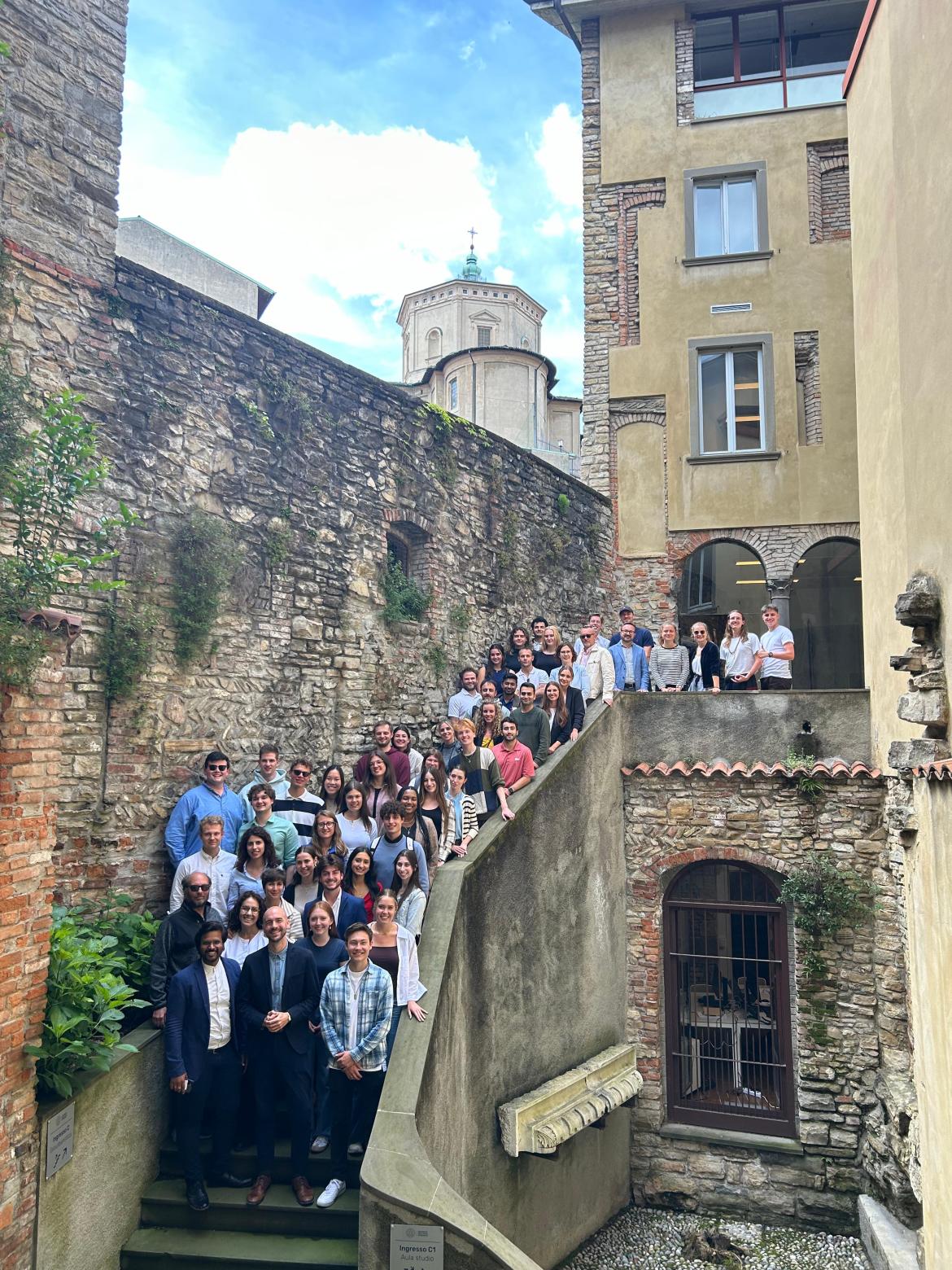 Final picture in Bergamo